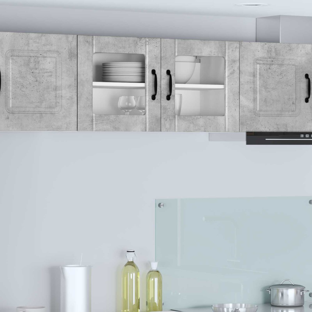 vidaXL Ραφιέρα τοίχου LUCCA Γκρι Σκυροδέματος 80 x 31 x 40 εκ