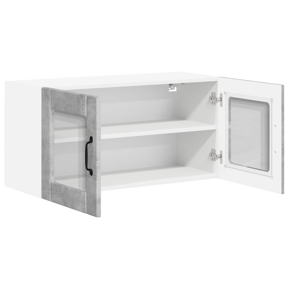 vidaXL Ραφιέρα τοίχου LUCCA Γκρι Σκυροδέματος 80 x 31 x 40 εκ
