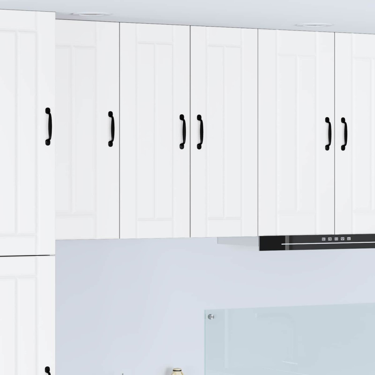vidaXL Ντουλάπα Τοίχου LUCCA Λευκό 30 x 31 x 80 εκ. Επεξεργασμένο Ξύλο