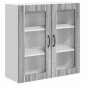 vidaXL Ραφιέρα τοίχου LUCCA Γκρι Sonoma 80 x 31 x 80 εκ.