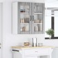 vidaXL Ραφιέρα τοίχου LUCCA Γκρι Sonoma 80 x 31 x 80 εκ.