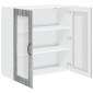 vidaXL Ραφιέρα τοίχου LUCCA Γκρι Sonoma 80 x 31 x 80 εκ.