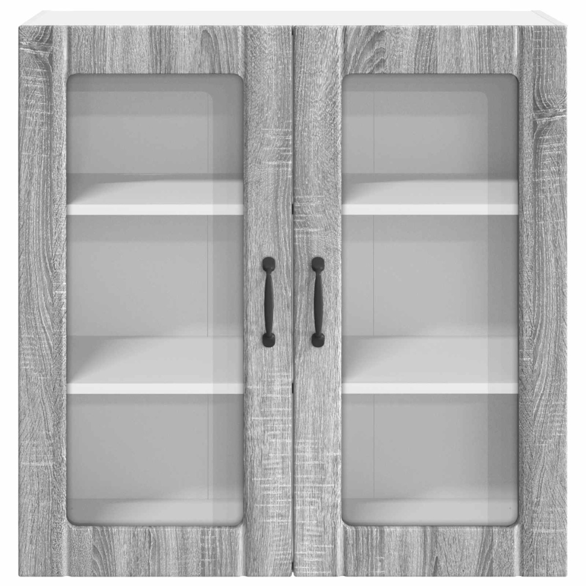 vidaXL Ραφιέρα τοίχου LUCCA Γκρι Sonoma 80 x 31 x 80 εκ.