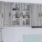 vidaXL Ραφιέρα τοίχου LUCCA Γκρι Sonoma 80 x 31 x 80 εκ.
