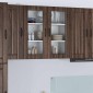 vidaXL Ραφιέρα τοίχου LUCCA Καφέ Ξύλο Δρυός 80 x 31 x 80 εκ.