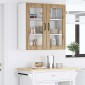 vidaXL Ραφιέρα τοίχου LUCCA Artisan Δρυς 80 x 31 x 80 εκ.