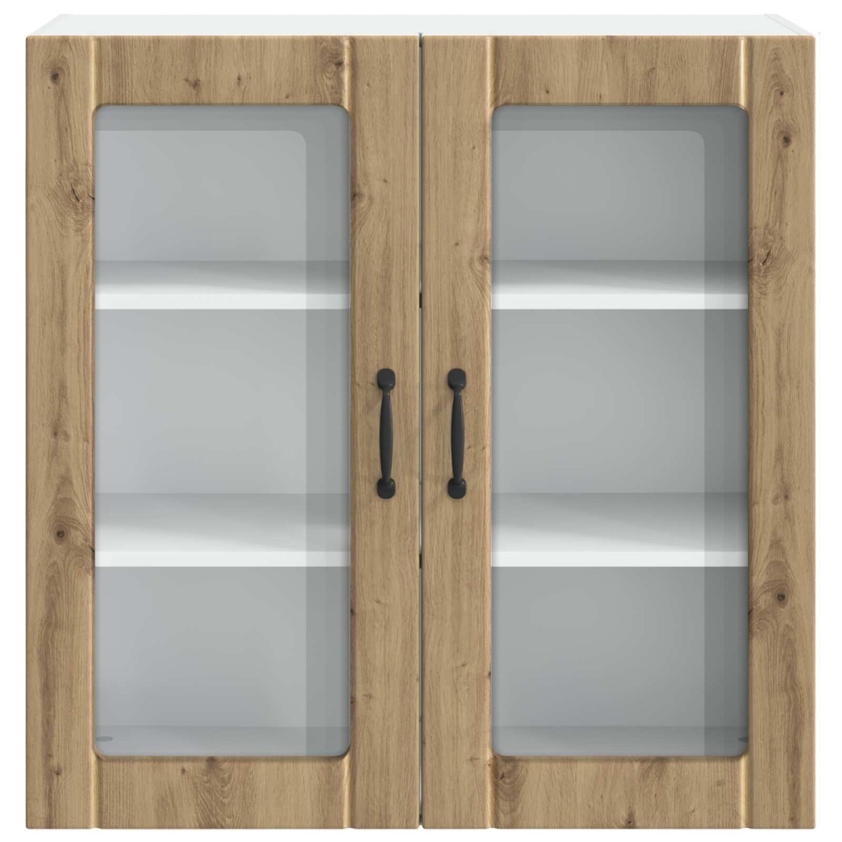 vidaXL Ραφιέρα τοίχου LUCCA Artisan Δρυς 80 x 31 x 80 εκ.