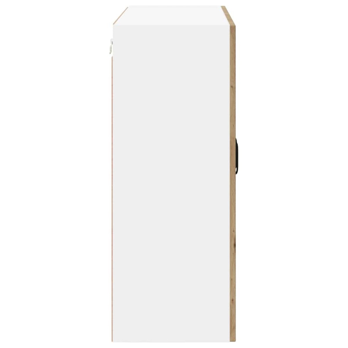 vidaXL Ραφιέρα τοίχου LUCCA Artisan Δρυς 80 x 31 x 80 εκ.