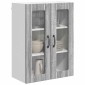 vidaXL Ραφιέρα τοίχου LUCCA Γκρι Sonoma 60 x 31 x 80 εκ.
