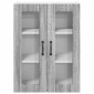 vidaXL Ραφιέρα τοίχου LUCCA Γκρι Sonoma 60 x 31 x 80 εκ.