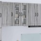 vidaXL Ραφιέρα τοίχου LUCCA Γκρι Sonoma 60 x 31 x 80 εκ.