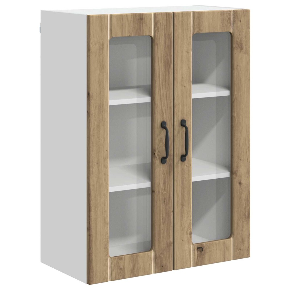 vidaXL Ραφιέρα τοίχου LUCCA Artisan Δρυς 60 x 31 x 80 εκ.