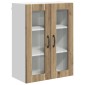 vidaXL Ραφιέρα τοίχου LUCCA Artisan Δρυς 60 x 31 x 80 εκ.