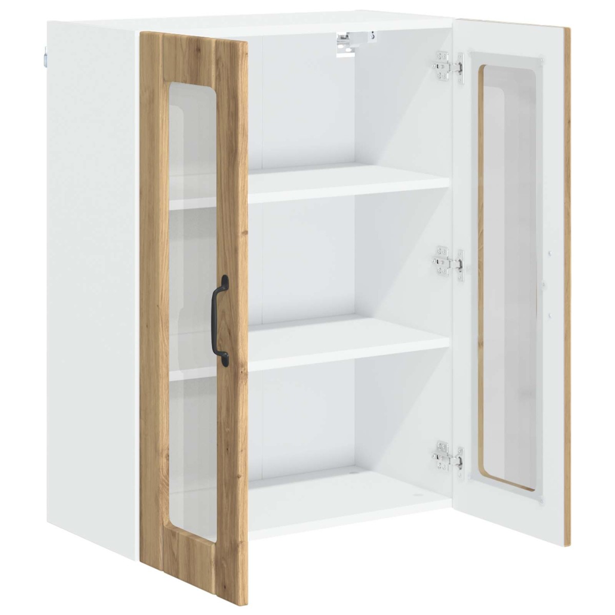 vidaXL Ραφιέρα τοίχου LUCCA Artisan Δρυς 60 x 31 x 80 εκ.