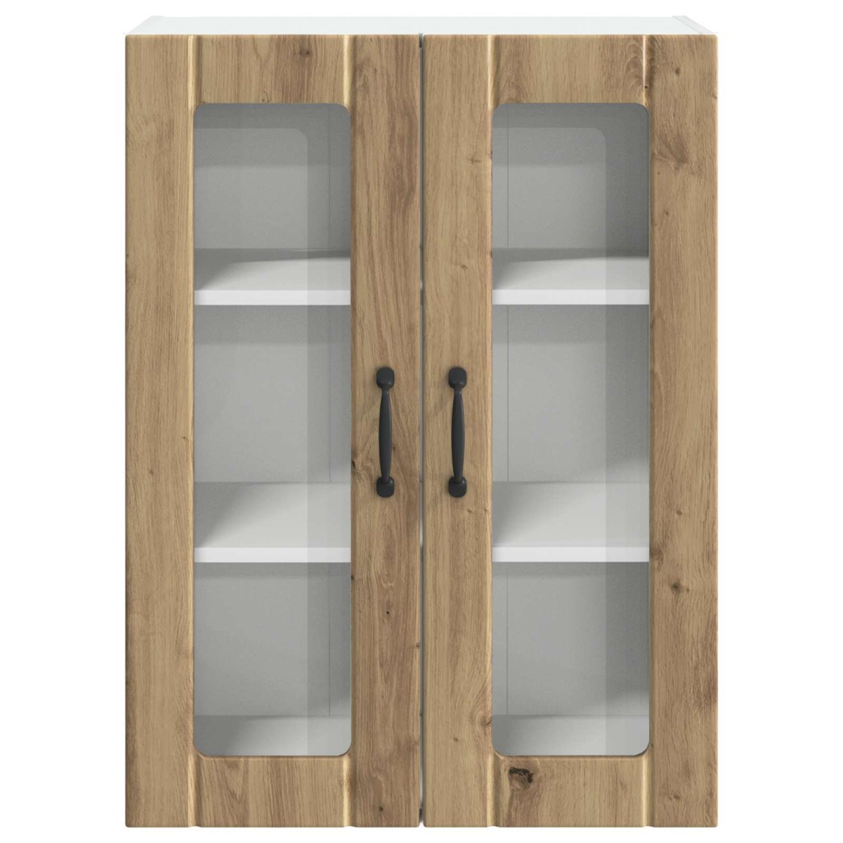 vidaXL Ραφιέρα τοίχου LUCCA Artisan Δρυς 60 x 31 x 80 εκ.