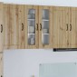 vidaXL Ραφιέρα τοίχου LUCCA Artisan Δρυς 60 x 31 x 80 εκ.