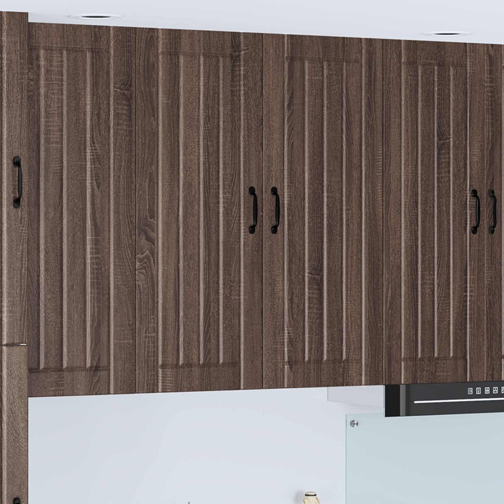 vidaXL Ντουλάπα Τοίχου LUCCA Καφέ Ξύλο Δρυός 80 x 31 x 100 εκ.