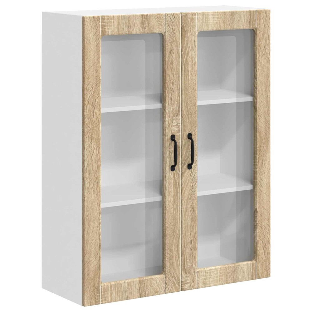 vidaXL Ραφιέρα τοίχου LUCCA Sonoma Δρυς 80 x 31 x 100 εκ.
