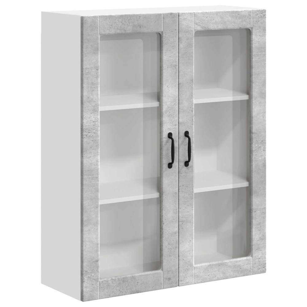 vidaXL Ραφιέρα τοίχου LUCCA Γκρι Σκυροδέματος 80 x 31 x 100 εκ.