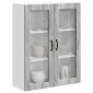 vidaXL Ραφιέρα τοίχου LUCCA Γκρι Sonoma 80 x 31 x 100 εκ.