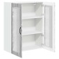 vidaXL Ραφιέρα τοίχου LUCCA Γκρι Sonoma 80 x 31 x 100 εκ.