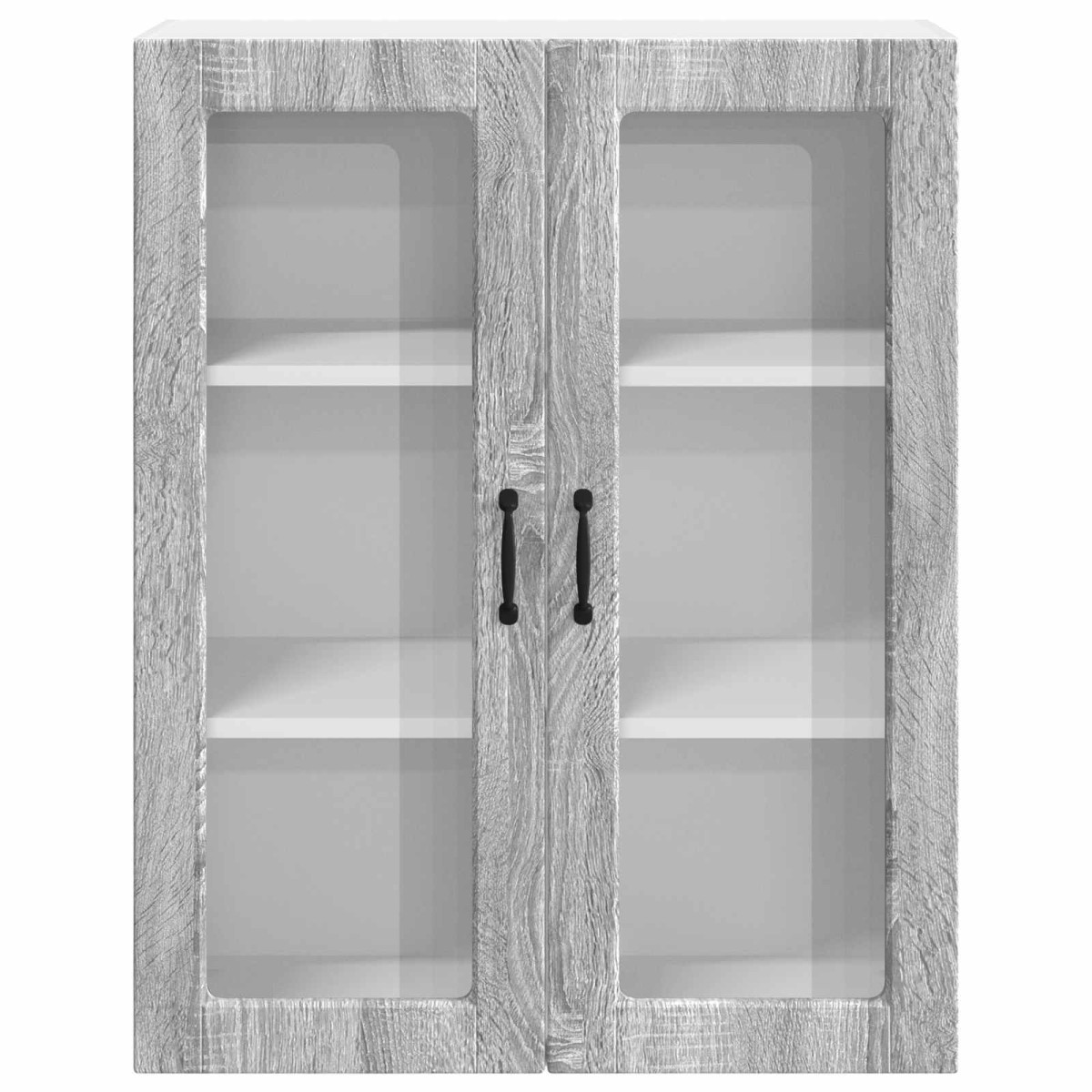 vidaXL Ραφιέρα τοίχου LUCCA Γκρι Sonoma 80 x 31 x 100 εκ.