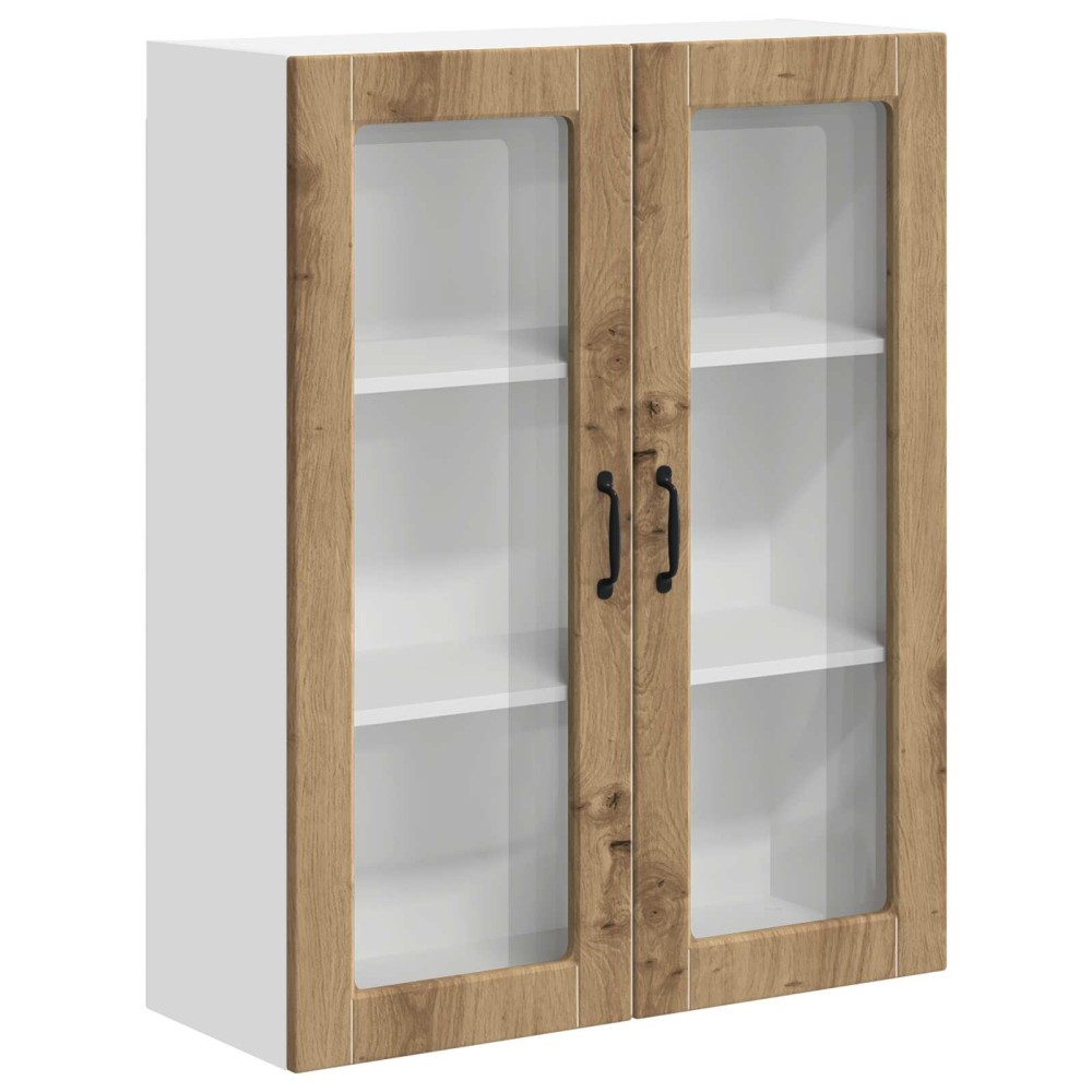 vidaXL Ραφιέρα τοίχου LUCCA Artisan Δρυς 80 x 31 x 100 εκ.