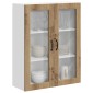 vidaXL Ραφιέρα τοίχου LUCCA Artisan Δρυς 80 x 31 x 100 εκ.