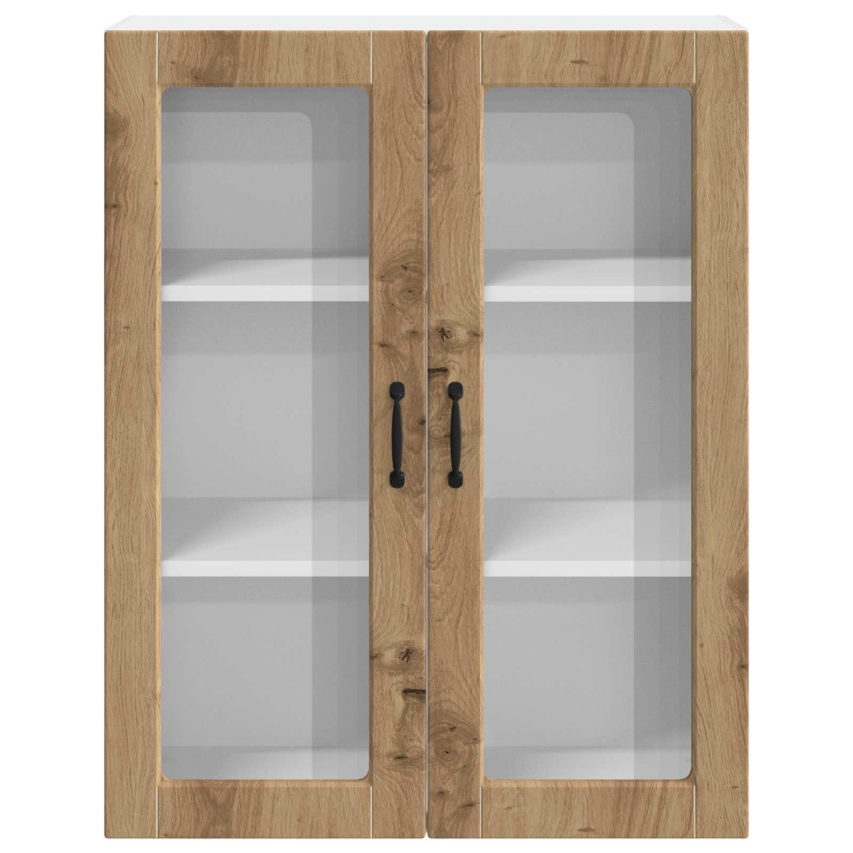 vidaXL Ραφιέρα τοίχου LUCCA Artisan Δρυς 80 x 31 x 100 εκ.