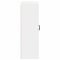 vidaXL Ραφιέρα τοίχου LUCCA Λευκό 60 x 31 x 100 εκ. Επεξεργασμένο Ξύλο