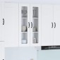 vidaXL Ραφιέρα τοίχου LUCCA Λευκό 60 x 31 x 100 εκ. Επεξεργασμένο Ξύλο