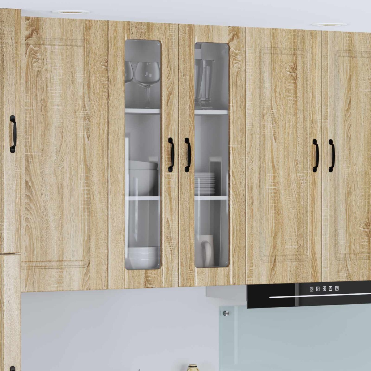 vidaXL Ραφιέρα τοίχου LUCCA Sonoma Δρυς 60 x 31 x 100 εκ.