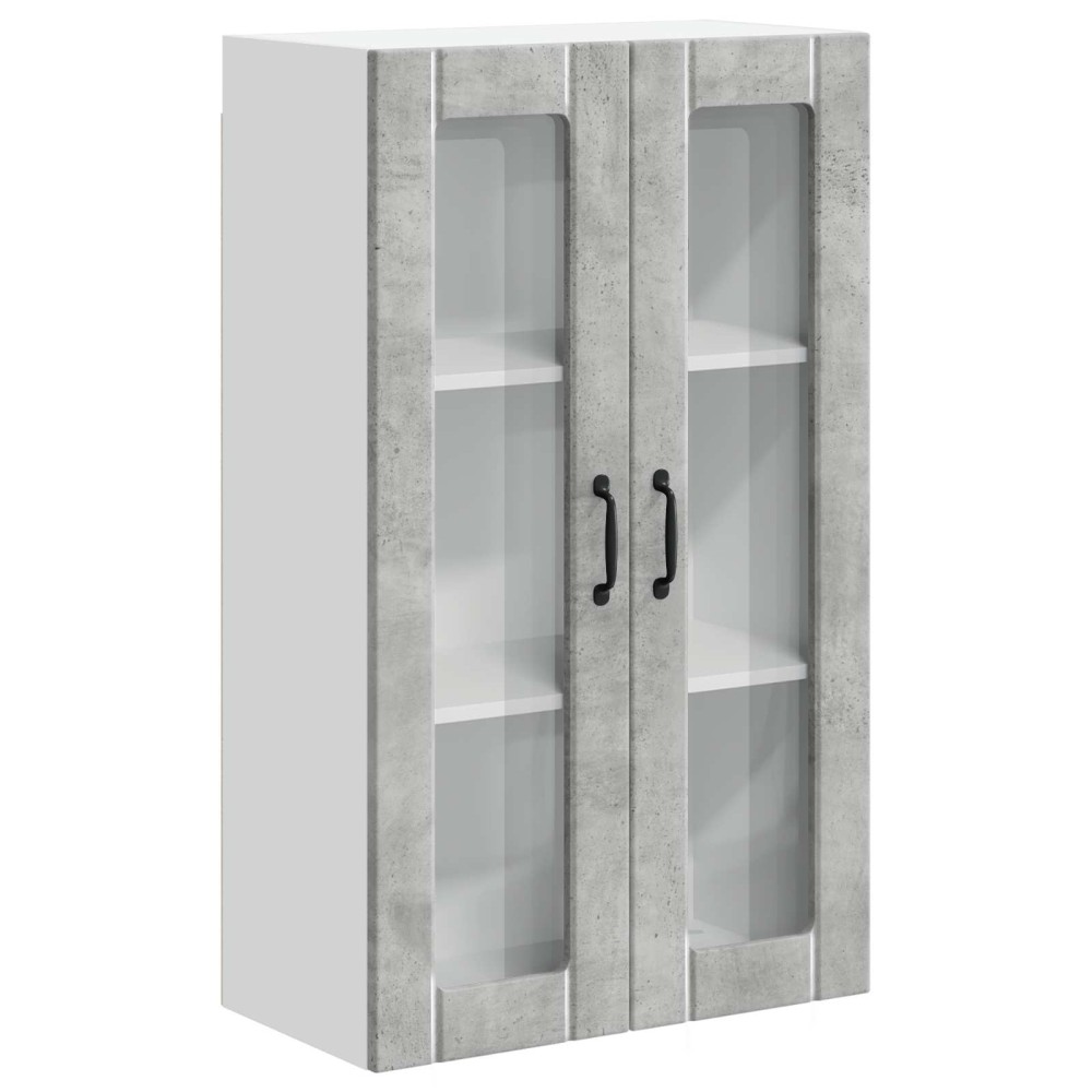 vidaXL Ραφιέρα τοίχου LUCCA Γκρι Σκυροδέματος 60 x 31 x 100 εκ.