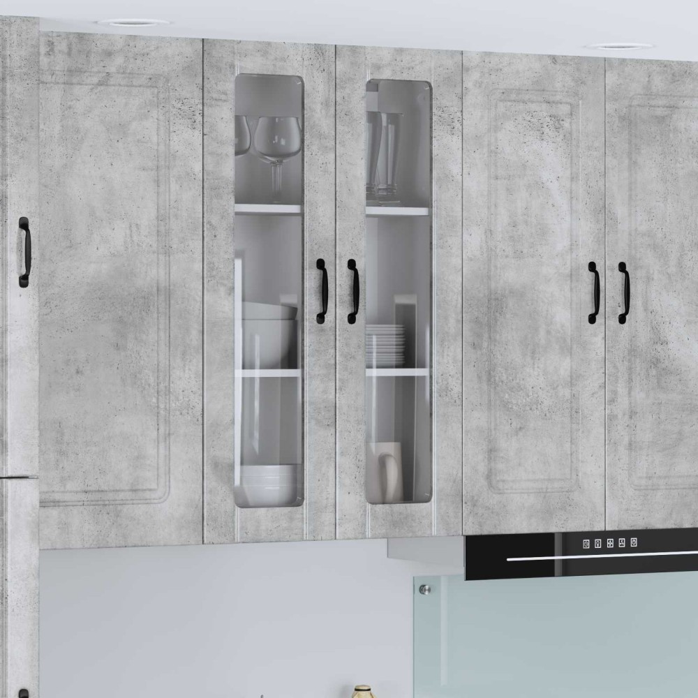 vidaXL Ραφιέρα τοίχου LUCCA Γκρι Σκυροδέματος 60 x 31 x 100 εκ.