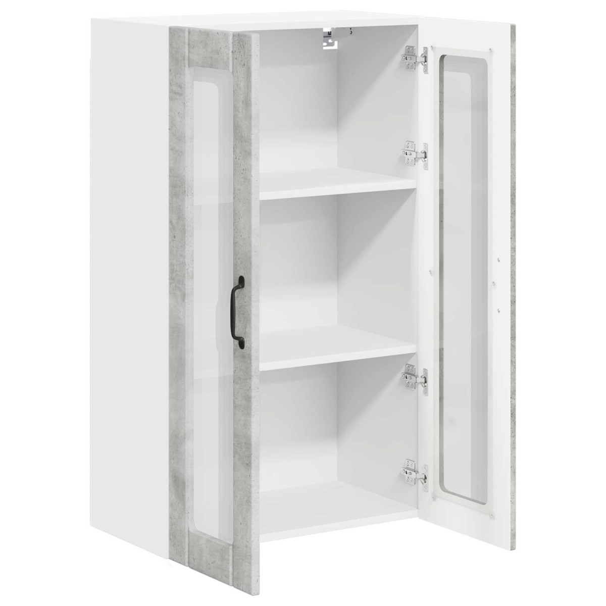 vidaXL Ραφιέρα τοίχου LUCCA Γκρι Σκυροδέματος 60 x 31 x 100 εκ.