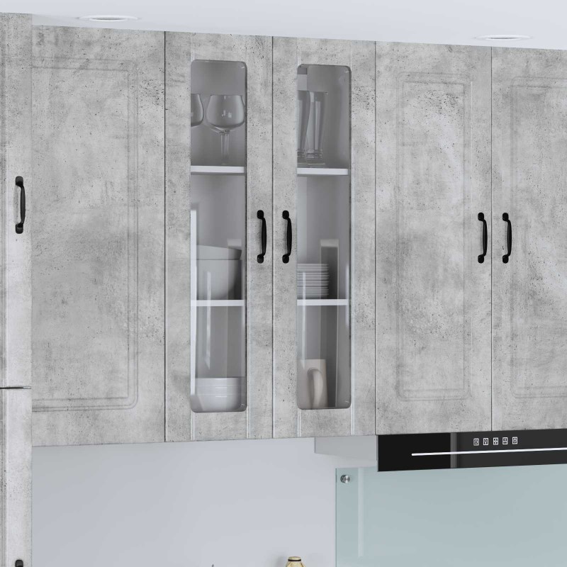 vidaXL Ραφιέρα τοίχου LUCCA Γκρι Σκυροδέματος 60 x 31 x 100 εκ.