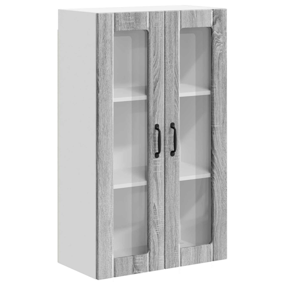 vidaXL Ραφιέρα τοίχου LUCCA Γκρι Sonoma 60 x 31 x 100 εκ.