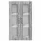 vidaXL Ραφιέρα τοίχου LUCCA Γκρι Sonoma 60 x 31 x 100 εκ.