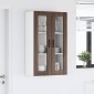 vidaXL Ραφιέρα τοίχου LUCCA Καφέ Ξύλο Δρυός 60 x 31 x 100 εκ.