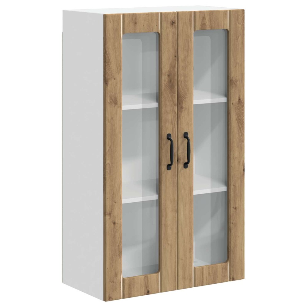 vidaXL Ραφιέρα τοίχου LUCCA Artisan Δρυς 60 x 31 x 100 εκ.
