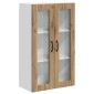 vidaXL Ραφιέρα τοίχου LUCCA Artisan Δρυς 60 x 31 x 100 εκ.