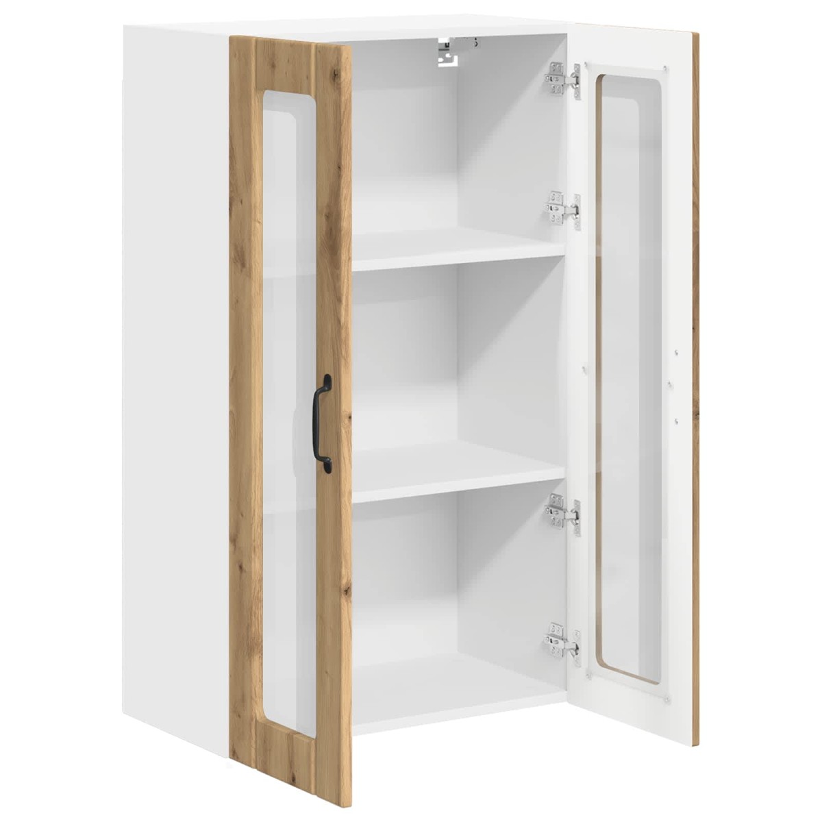 vidaXL Ραφιέρα τοίχου LUCCA Artisan Δρυς 60 x 31 x 100 εκ.
