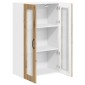 vidaXL Ραφιέρα τοίχου LUCCA Artisan Δρυς 60 x 31 x 100 εκ.