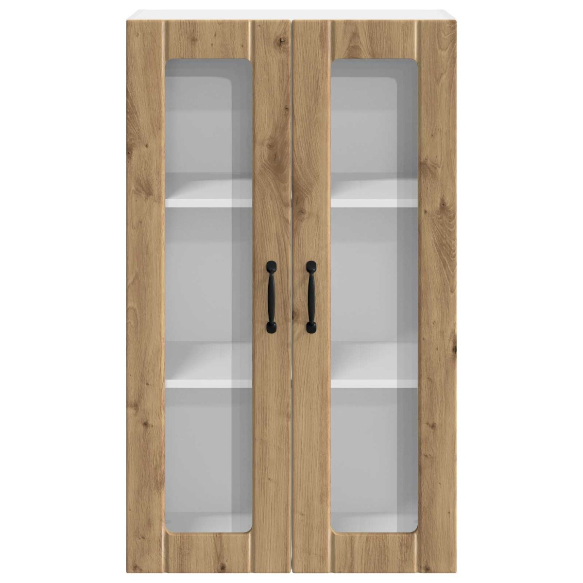 vidaXL Ραφιέρα τοίχου LUCCA Artisan Δρυς 60 x 31 x 100 εκ.