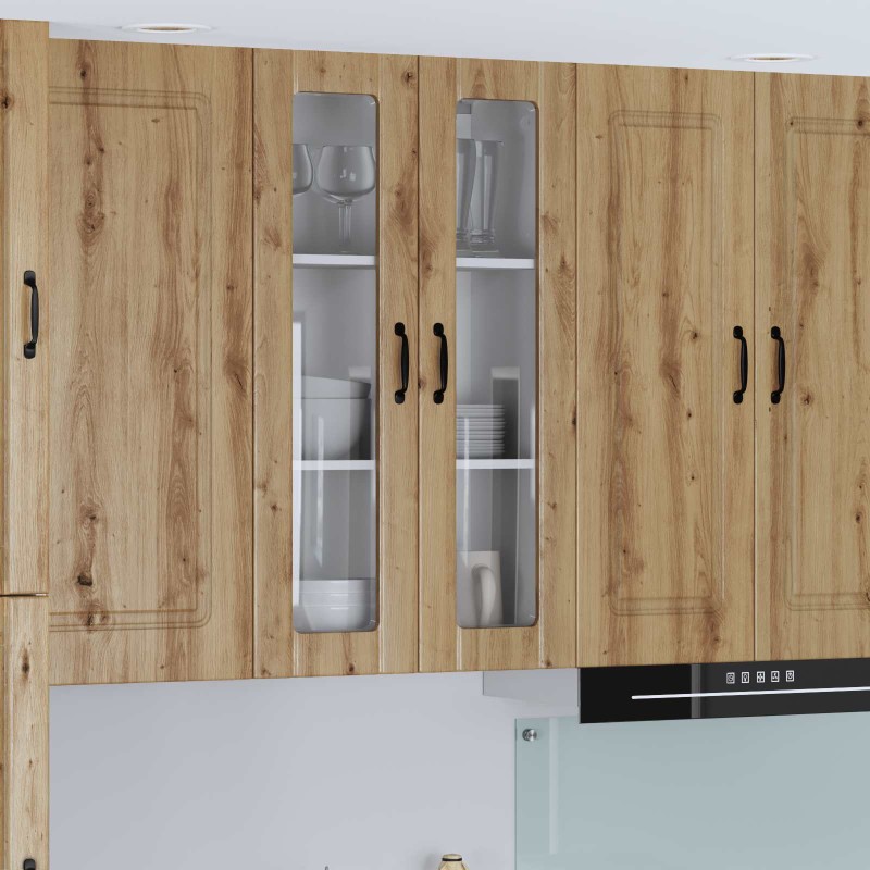 vidaXL Ραφιέρα τοίχου LUCCA Artisan Δρυς 60 x 31 x 100 εκ.