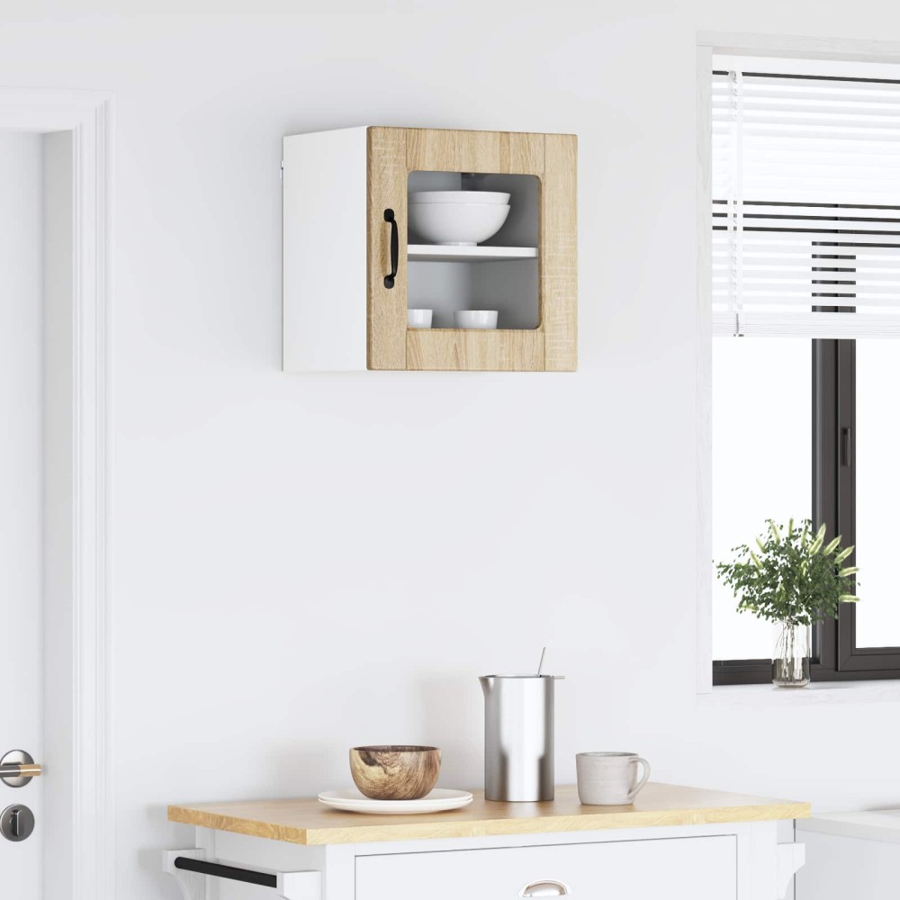 vidaXL Ραφιέρα τοίχου PORTO Δρύς Sonoma 40 x 31 x 40 εκ.