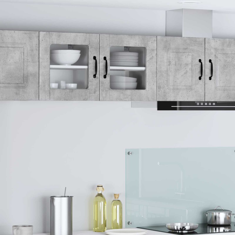 vidaXL Ραφιέρα τοίχου PORTO Σκυρόδεμα Γκρι 40 x 31 x 40 εκ.