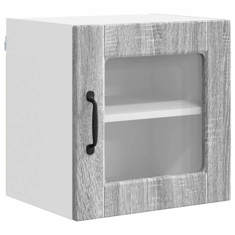 vidaXL Ραφιέρα τοίχου PORTO Γκρίζο Σονομα 40 x 31 x 40 εκ.