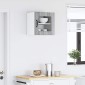 vidaXL Ραφιέρα τοίχου PORTO Γκρίζο Σονομα 40 x 31 x 40 εκ.