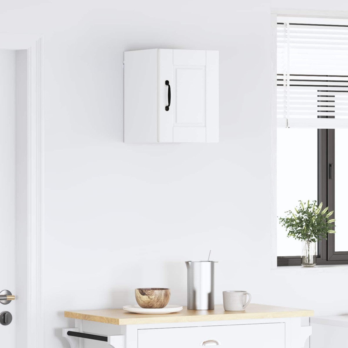 vidaXL Ντουλάπα Τοίχου PORTO Λευκό 30 x 31 x 40 εκ. Επεξεργασμένο Ξύλο